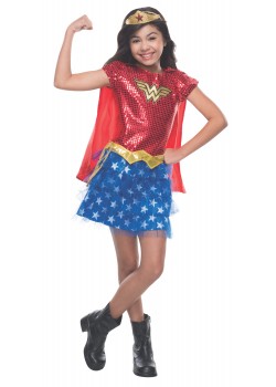 Wonder Woman Sequin Tutu Child Costume Wonder Woman Sequin Tutu Child Costume