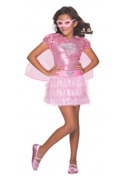 Supergirl Pink Sequin Child Costume Supergirl Pink Sequin Child Costume