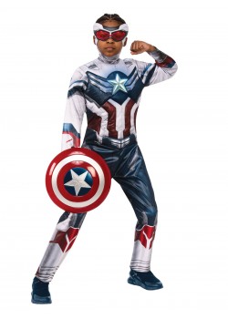 Captain America Deluxe Falcon & Winter Soldier Child Costume Captain America Deluxe Falcon & Winter Soldier Child Costume