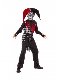 Evil Jester Halloween Child Costume