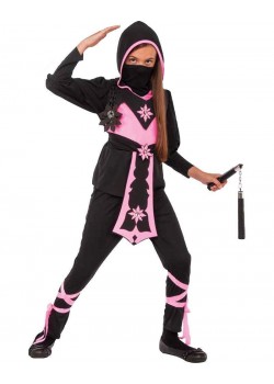 Pink Crystal Ninja Japanese Child Costume Pink Crystal Ninja Japanese Child Costume