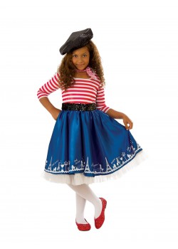 Petite Mademoiselle Child Costume French Petite Mademoiselle Child Costume French