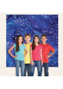 Galaxy Backdrop Scene Setters 2 x 82cm x 165cm 2 pk