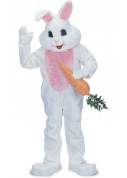 Rabbit Premium Mascot Costume White Animals