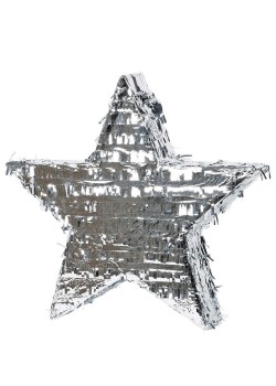 Silver Foil Star Pinata 47cm x 8cm x 45cm