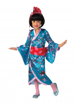 Cherry Blossom Japanese Princess Child Costume