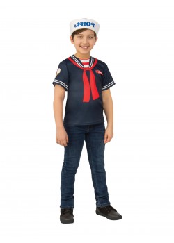 Steve Scoops Ahoy Uniform - Stranger Things Child Steve Scoops Ahoy Uniform - Stranger Things Child