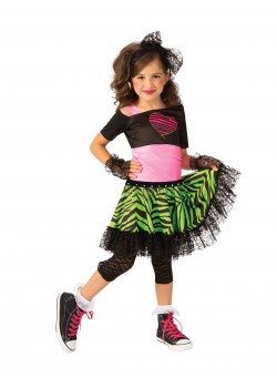 1980's Material Girl Child Costume 1980's Material Girl Child Costume