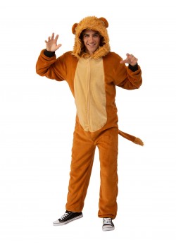 Lion Furry Onesie Adult Costume Animals