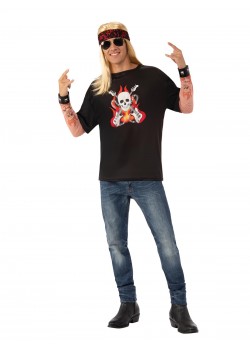 Rocker Man 1980s Adult Costume