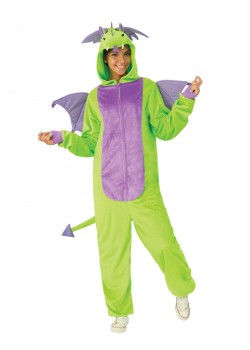 Green Dragon Mythical Furry Onesie Adult Costume Green Dragon Mythical Furry Onesie Adult Costume