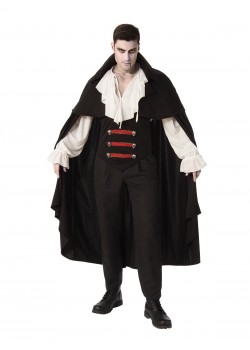 Elegant Vampire Halloween Man Adult Costume Elegant Vampire Halloween Man Adult Costume