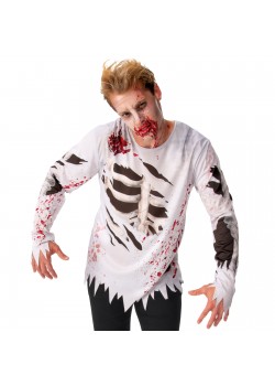 Zombie Halloween Costume Adult Top