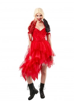 Harley Quinn Red Dress Adult Costume Suicide Squad Harley Quinn Red Dress Adult Costume Suicide Squad