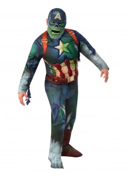 Captain America 'What If?' Zombie Deluxe Adult Costume Captain America 'What If?' Zombie Deluxe Adult Costume