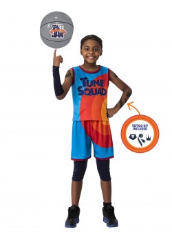 Le Bron James Space Jam 2 Child Costume Looney Tunes Le Bron James Space Jam 2 Child Costume Looney Tunes