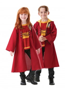 Quidditch Harry Potter Hooded Red Child Robe