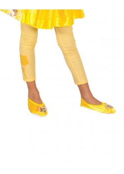 Belle The Beauty & The Beast Footless Child Tights - Accessory