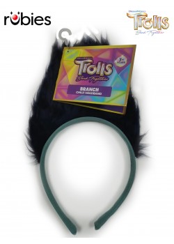 Trolls Branch Headband With Attached Hair
