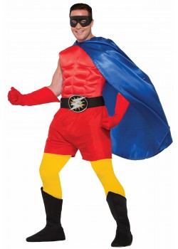 Red Hero Superheroes & Villains Boxer Shorts Adult - Accessory