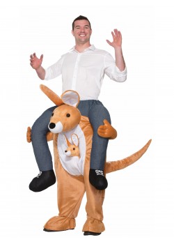Kangaroo Animals Piggy Back Adult Costume
