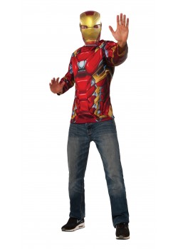 Iron Man Adult Costume Adult Top Iron Man Adult Costume Adult Top