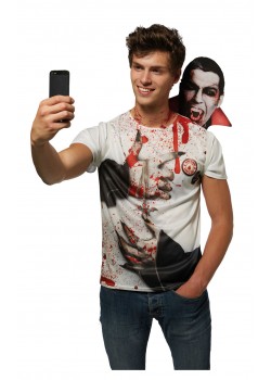 Vampire Halloween Selfie Shocker Adult Costume Vampire Halloween Selfie Shocker Adult Costume