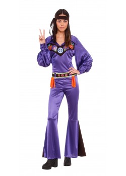 1970's Babe Hippie Adult Costume 1970's Babe Hippie Adult Costume