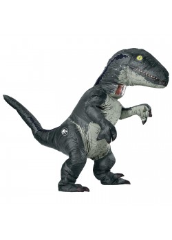 Velociraptor Blue Inflatable Adult Costume Jurassic World