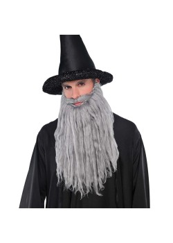 Plush Grey Beard & Moustache Adult Size Plush Grey Beard & Moustache Adult Size