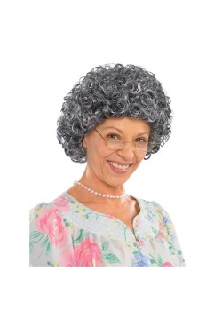 Curly Granny Wig Adult Size