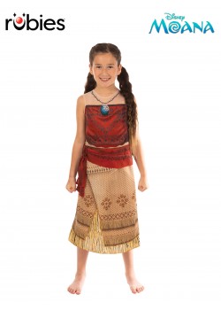 Moana Deluxe Live Action Movie Child Costume Moana Deluxe Live Action Movie Child Costume