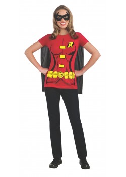Robin DC Comics T-Shirt Adult Womens Robin DC Comics T-Shirt Adult Womens