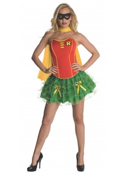 Robin DC Comics Secret Wishes Adult Corset/Skirt