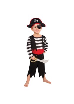Deckhand Pirate Boy's Costume 4-6 Years Deckhand Pirate Boy's Costume 4-6 Years