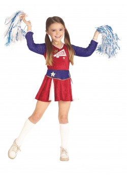 Retro Cheerleader American Child Costume Retro Cheerleader American Child Costume