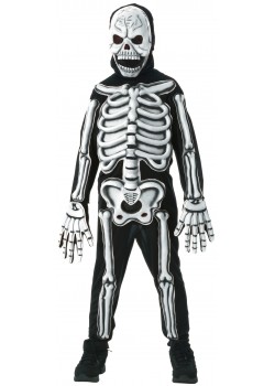 Skeleton Halloween Glow In The Dark Child Costume
