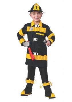 Fire Fighter Deluxe Child Costume Careers
