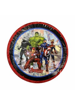 Avengers Party Supplies - Pinata Marvel Powers Unite Pull String Drum