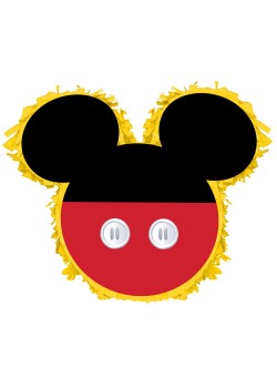 Mickey Mouse 2D Shaped Pinata 40cm x 34cm x 9cm