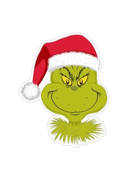 Dr Seuss The Grinch 2D Shaped Pinata 45cm x 35cm x 10cm