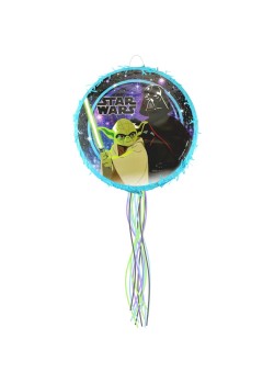 Star Wars Galaxy Pull String Drum Round Pinata 35cm x 35cm x 9cm