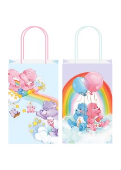 Care Bears Kraft Paper Favour Bags 21cm x 13cm x 8cm 8 pk