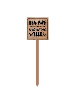 Harry Potter Beware Whomping Willow Yard Sign 28cm x 95cm