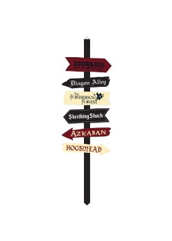 Harry Potter Directional Sign 36cm x 1.2m