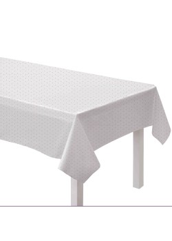 Dots Bright Pink Paper Table Cover 137cm x 274cm