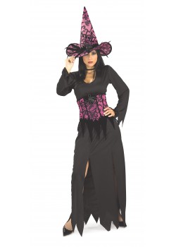 Elegant Witch Pink Adult Costume