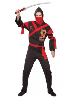 Dragon Ninja Warrior Adult Costume Japanese Dragon Ninja Warrior Adult Costume Japanese