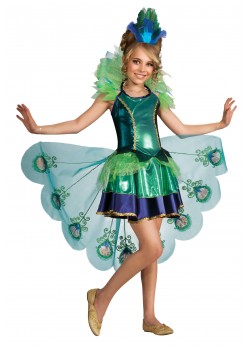 Peacock Animals Deluxe Child Costume