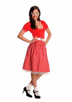 1950's Nerd Girl Adult Costume 1950's Nerd Girl Adult Costume